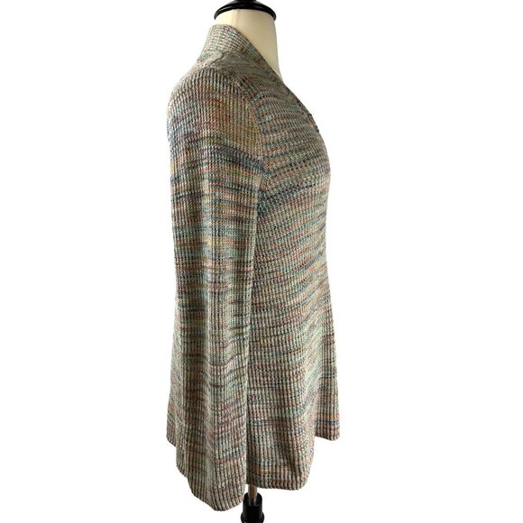 J. Jill Sweater Multicolor Knit V-Neck Long Sleeve Pullover , Women's Size 2X - Picture 2 of 10